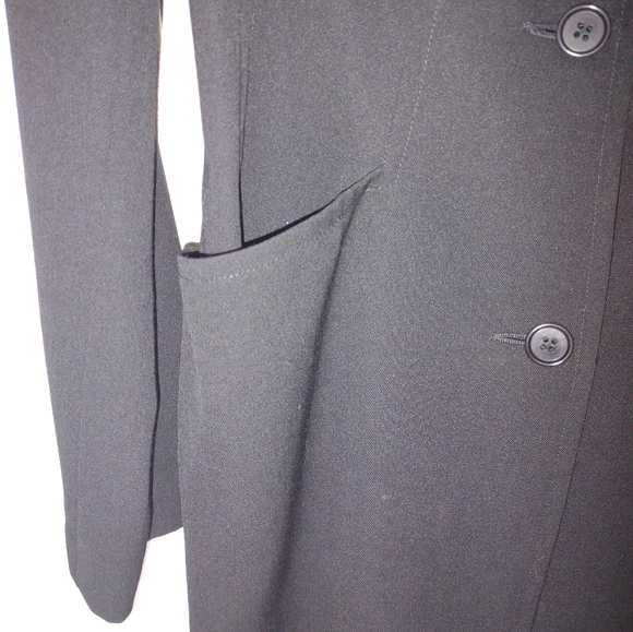 New w/o tags Sonia Speciale black long jacket/blazer EU 46/US 16! - Picture 5 of 9